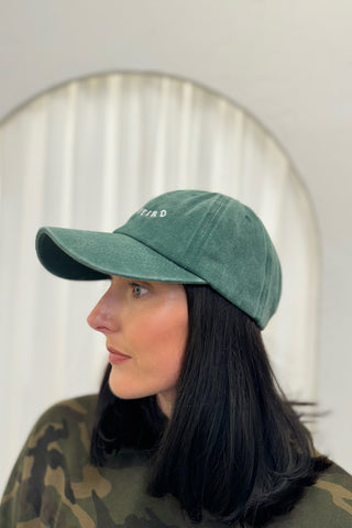 Dad Cap - "Stay Weird" - Forest Green