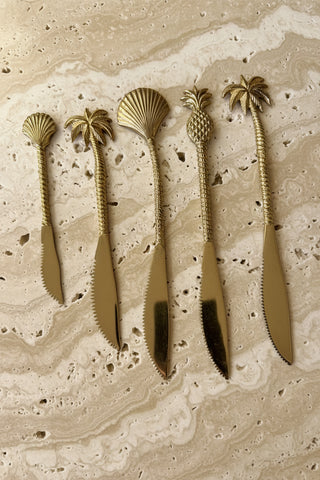 Brass Cheese Knives