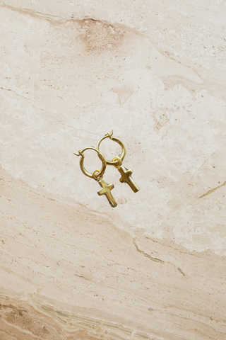 Mini Cross Sleepers Gold