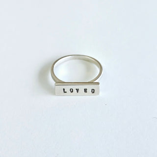 Loved Bar Ring