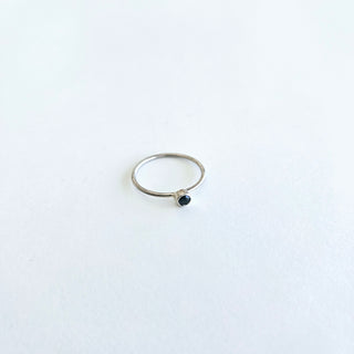 Fine Onyx Ring - Silver