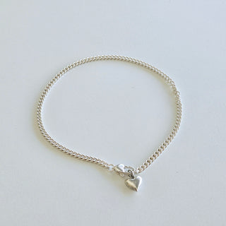 Bubble Heart Anklet