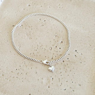 Bubble Heart Anklet