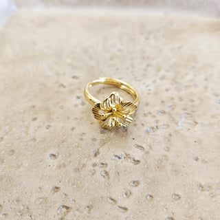 Bali Hibiscus Ring