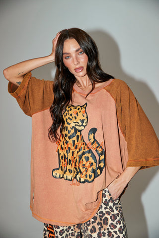 The Raglan Choose Kindness Tee - Mocha