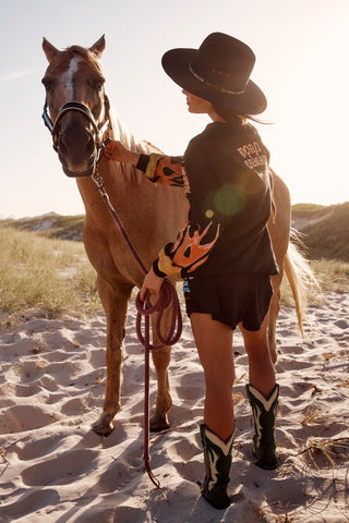 **PRE-ORDER** The Flaming Cowboy Chido Shorts - Black