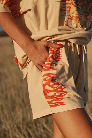 **PRE-ORDER** The Flaming Cowboy Chido Shorts - Sand