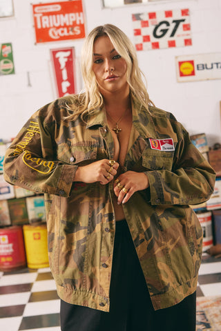 The Flying Mermaid Jacket - Camo