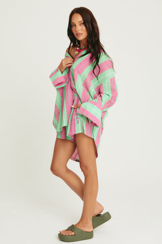 The Don Julio Shirt - Pop Stripe Green