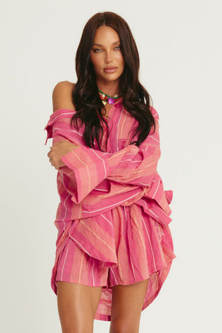 The Don Julio Shirt - Pop Stripe Peach