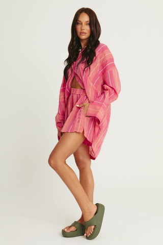 The Don Julio Shirt - Pop Stripe Peach