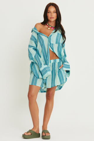 The Don Julio Shirt -Pop Stripe Blue