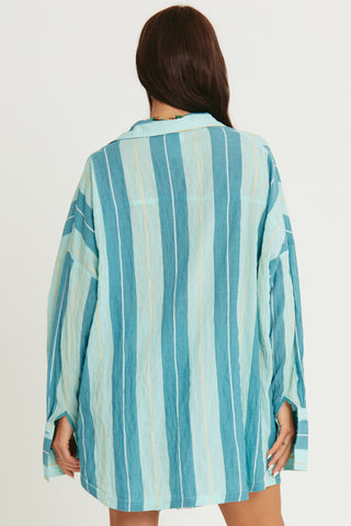 The Don Julio Shirt -Pop Stripe Blue