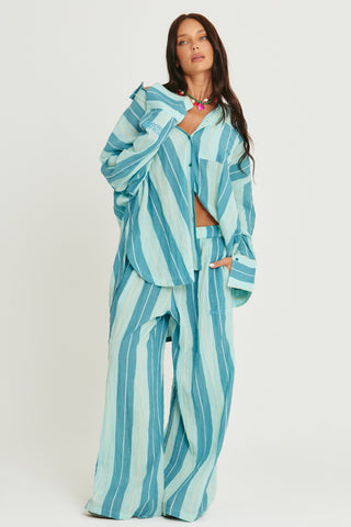 The Don Julio Shirt -Pop Stripe Blue