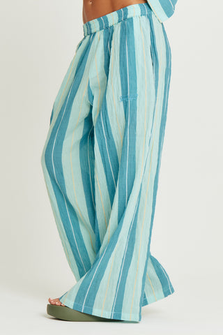 The Mexicola Pants - Pop Stripe Blue