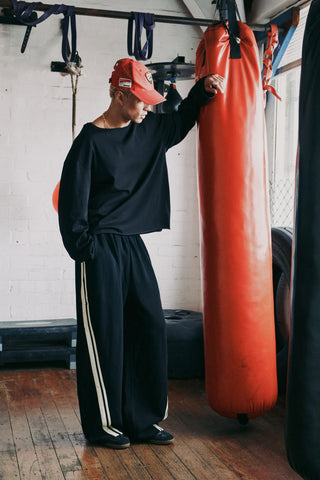 The Victory Long Sleeve Tee - Black