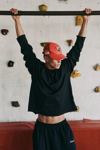 The Victory Long Sleeve Tee - Black