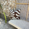 UMBER SIMMI -100% LINEN FEATHER FILLED CUSHION by A COMPANY OF FRIENDS
