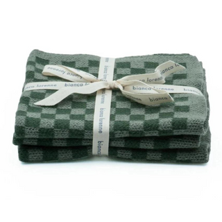 Chekka Washcloths - Sage