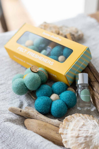 Felt Flower Fresheners - Beachcomber
