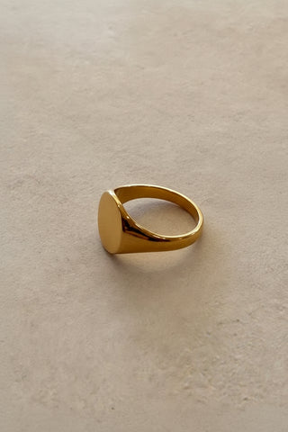 18k Florence Signet Ring