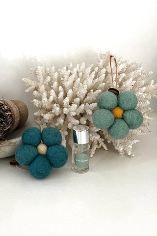Felt Flower Fresheners - Beachcomber