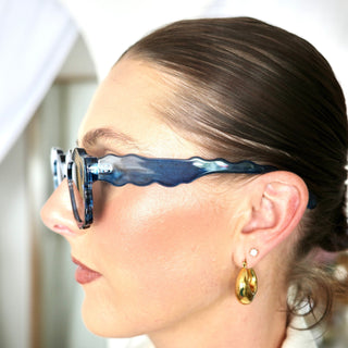 WAVY SUNGLASSES BLUE