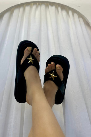 The Starfish Leather Platform Jandal