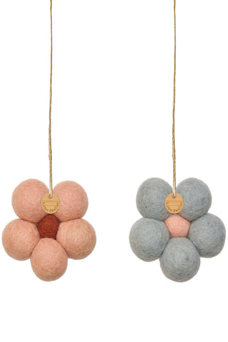 Felt Flower Fresheners - Blue Cypress & Jasmine