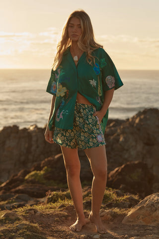 The Altos Shorts - Seas The Day - Green