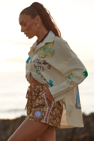 The Altos Shorts - Seas The Day - Mocha