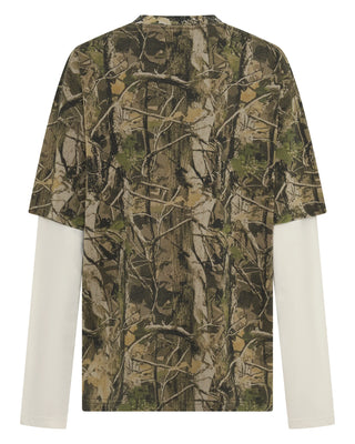 Round One Layered Tee - Vintage Camo
