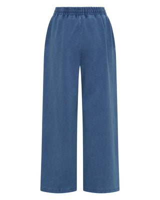 PREORDER Acid Wash Trackpant - Demin Blue