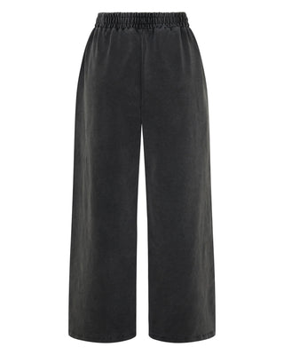 Acid Wash Trackpant - Charcoal