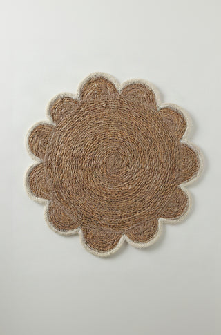 Seagrass/ Jute Daisy Placemat