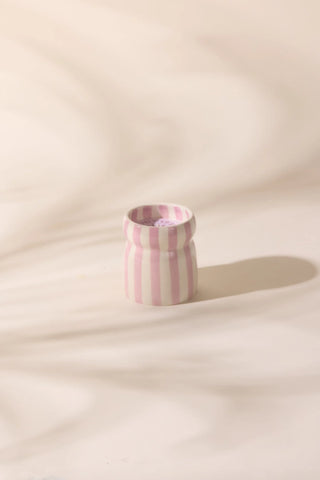 Cabana Ceramic Candle - Grecian Sand