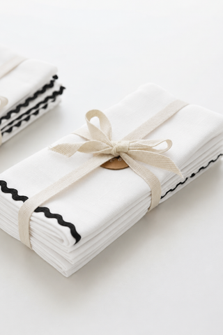 Orla Ivory Napkin Set – Set of 4