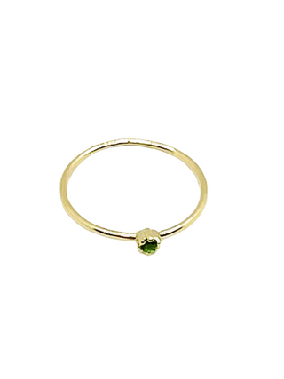 18k Le Petite Emerald Ring