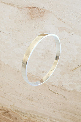 Chunky Bangle - Silver