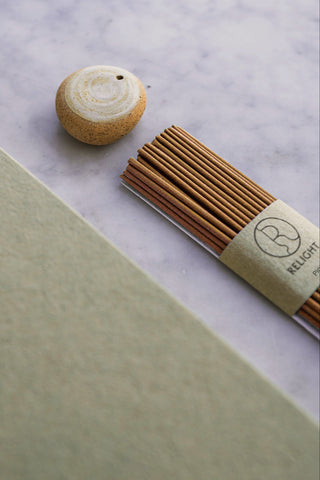 Vision Journal + Incense Bundle - Sage Green