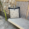 ONYX SAYANG -100% LINEN FEATHER FILLED CUSHION by A COMPANY OF FRIENDS