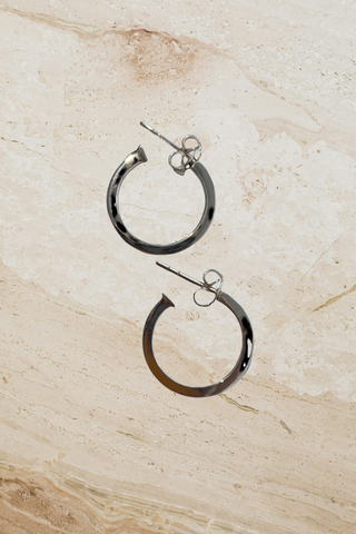 Small Hoop Pair 1.5cm - Silver
