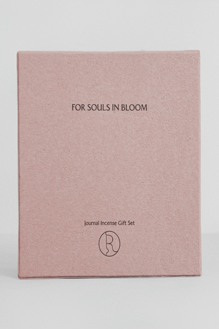 Growth Journal + Incense Bundle - Dusty Pink