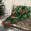 A COMPANY OF FRIENDS OVERSIZED SARONG GREEN/ORANGE
