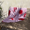 A COMPANY OF FRIENDS OVERSIZED SARONG PINK/RED