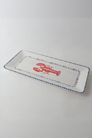 Melamine Nautical Lobster Rectangle Platter
