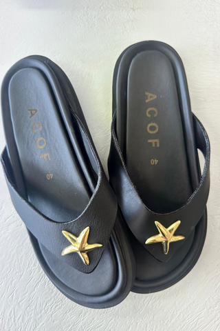 The Starfish Leather Platform Jandal