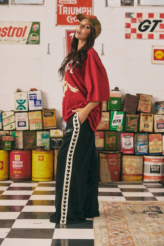 The Raving Heart Pants - Black