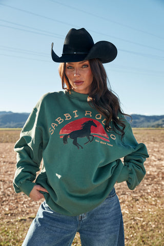 **PREORDER** I Love Country Music Crew - Green
