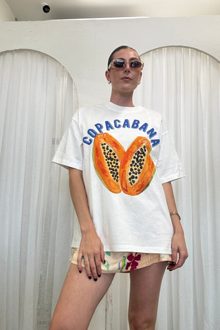 Copacabana Oversize Tee - White